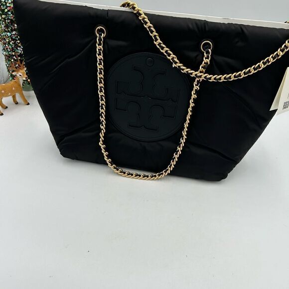 Women’s Tory Burch Ella puffy  chain shopping tote bag - Picture 2 of 10